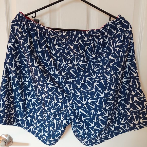 BOCA Classics Men's  Lined  Swim Shorts/Trunks Size (L),  Anchor Print - Picture 4 of 9